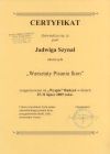 Certyfikat Budzyń 2009